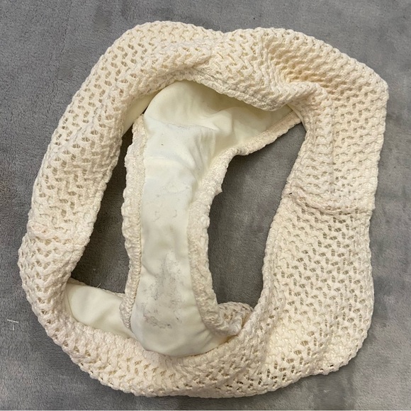 New! Montce Swim Paula High Waist Bikini Bottom cream 24222 - Picture 6 of 8